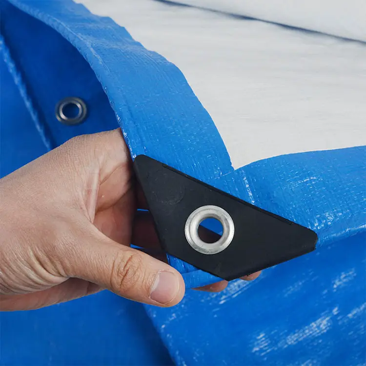 160gブルーホワイトPEターポリン