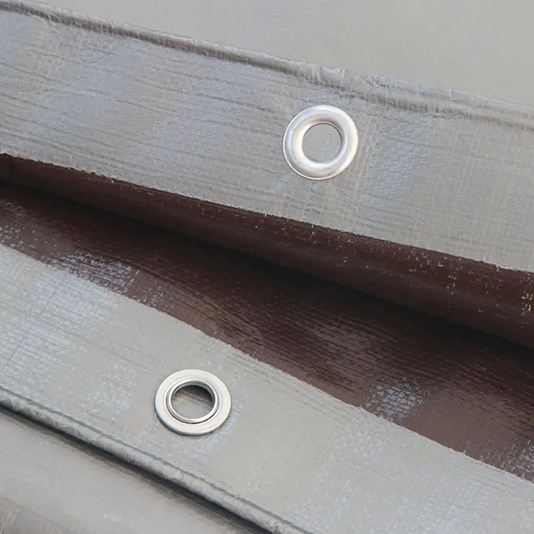 220gシルバーブラウンPEターポリン