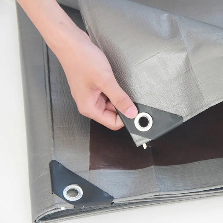 220gシルバーブラウンPEターポリン