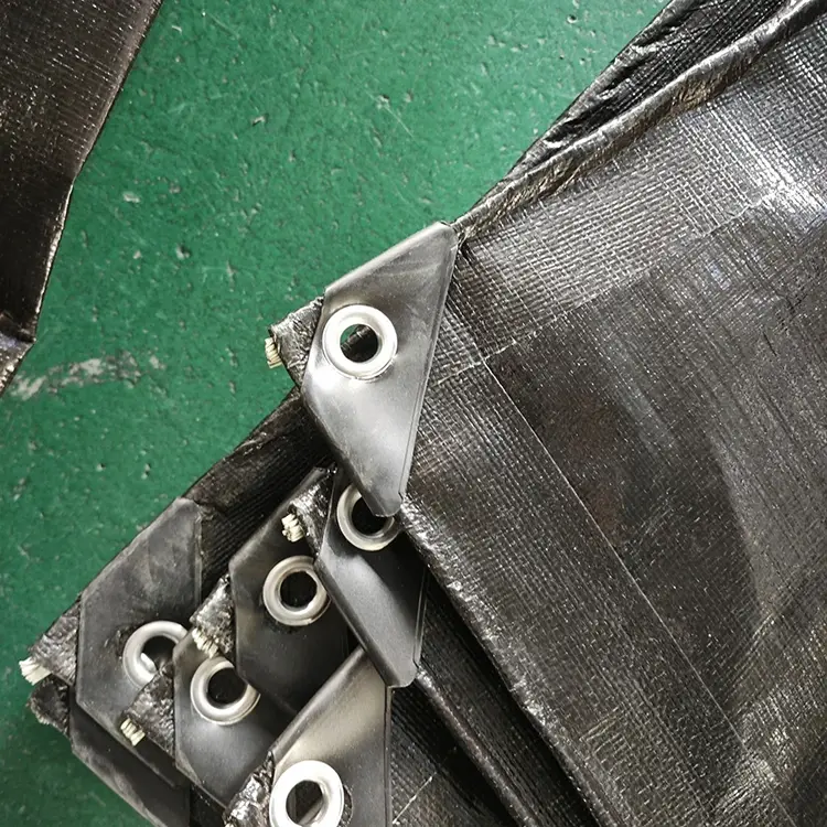 ブラック200GSM PE TARPAULIN