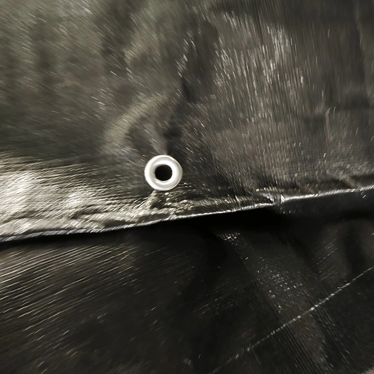 ブラック200GSM PE TARPAULIN