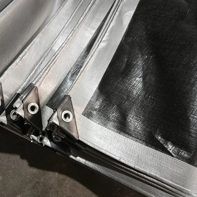 ブラックシルバー240バージンPEターポーリン