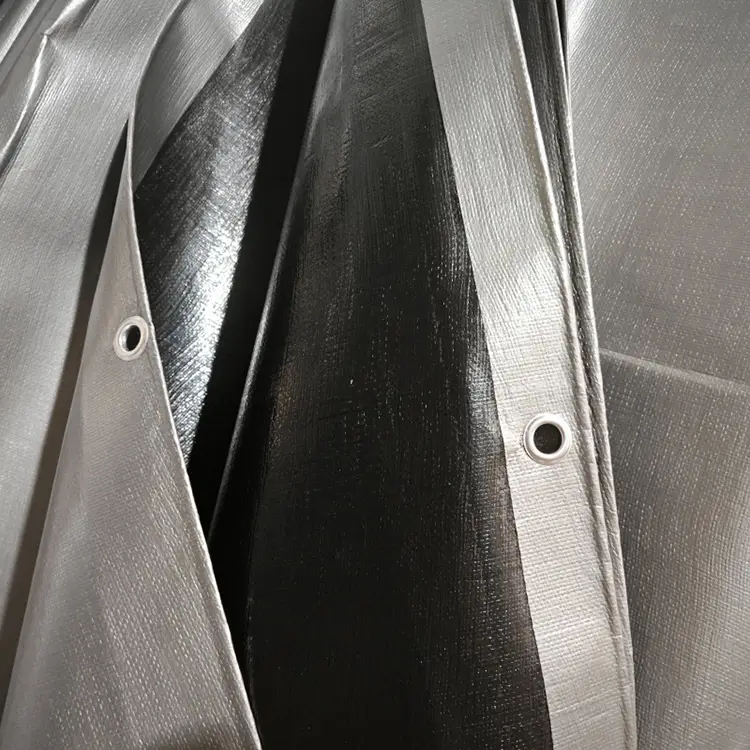 ブラックシルバー240バージンPEターポーリン