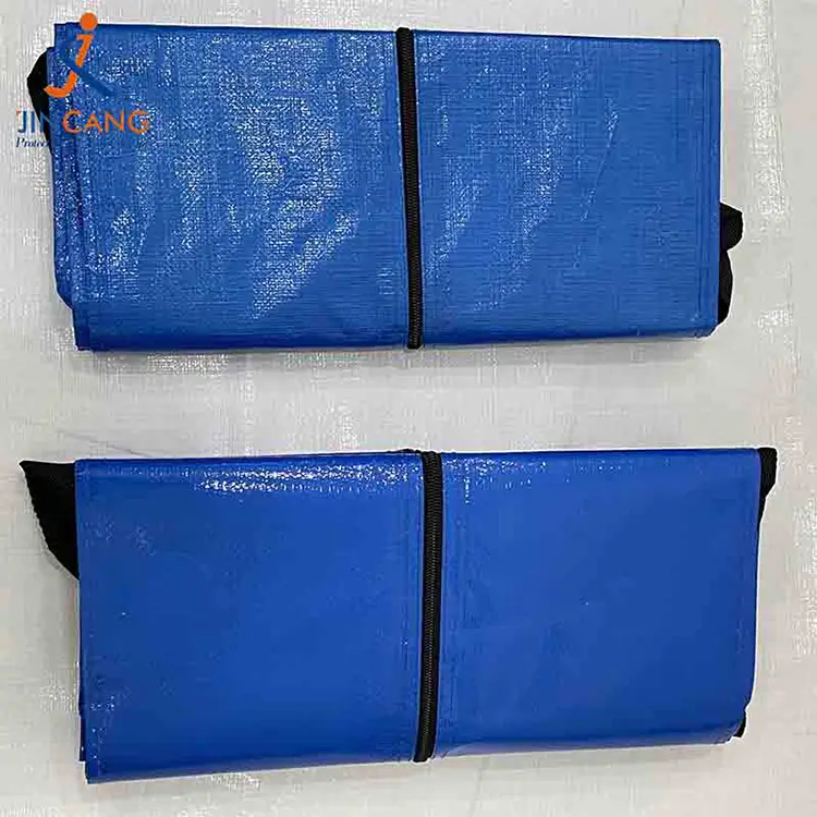 スーパーマーケットの折りたたみ式PP織物移動バッグ