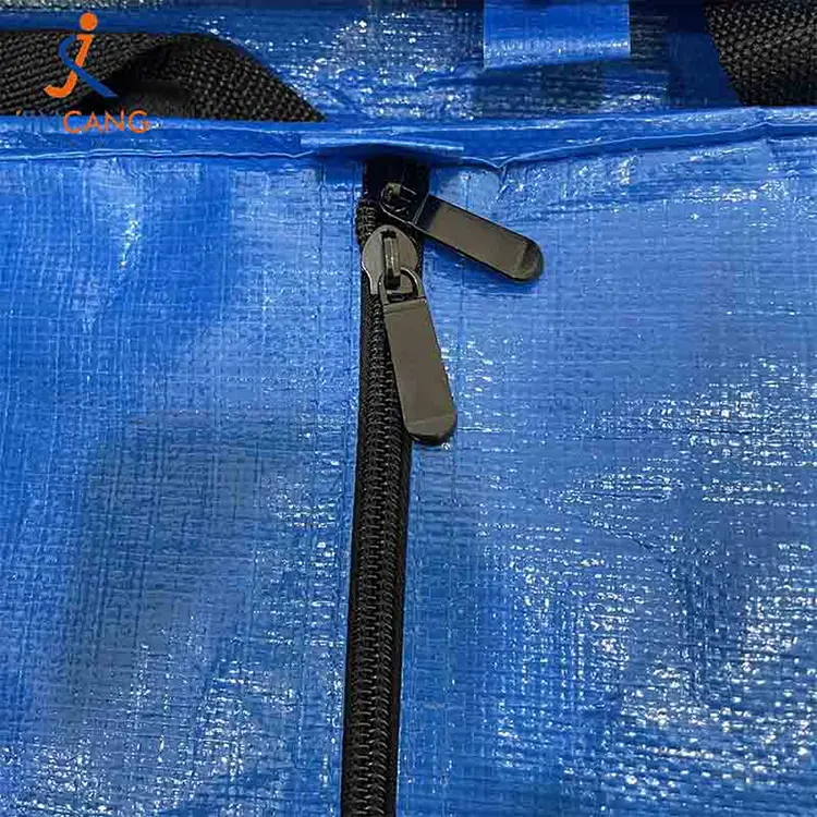 スーパーマーケットの折りたたみ式PP織物移動バッグ