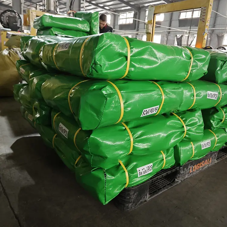 グラスグリーン300 GSM Virgin PE Tarpaulin