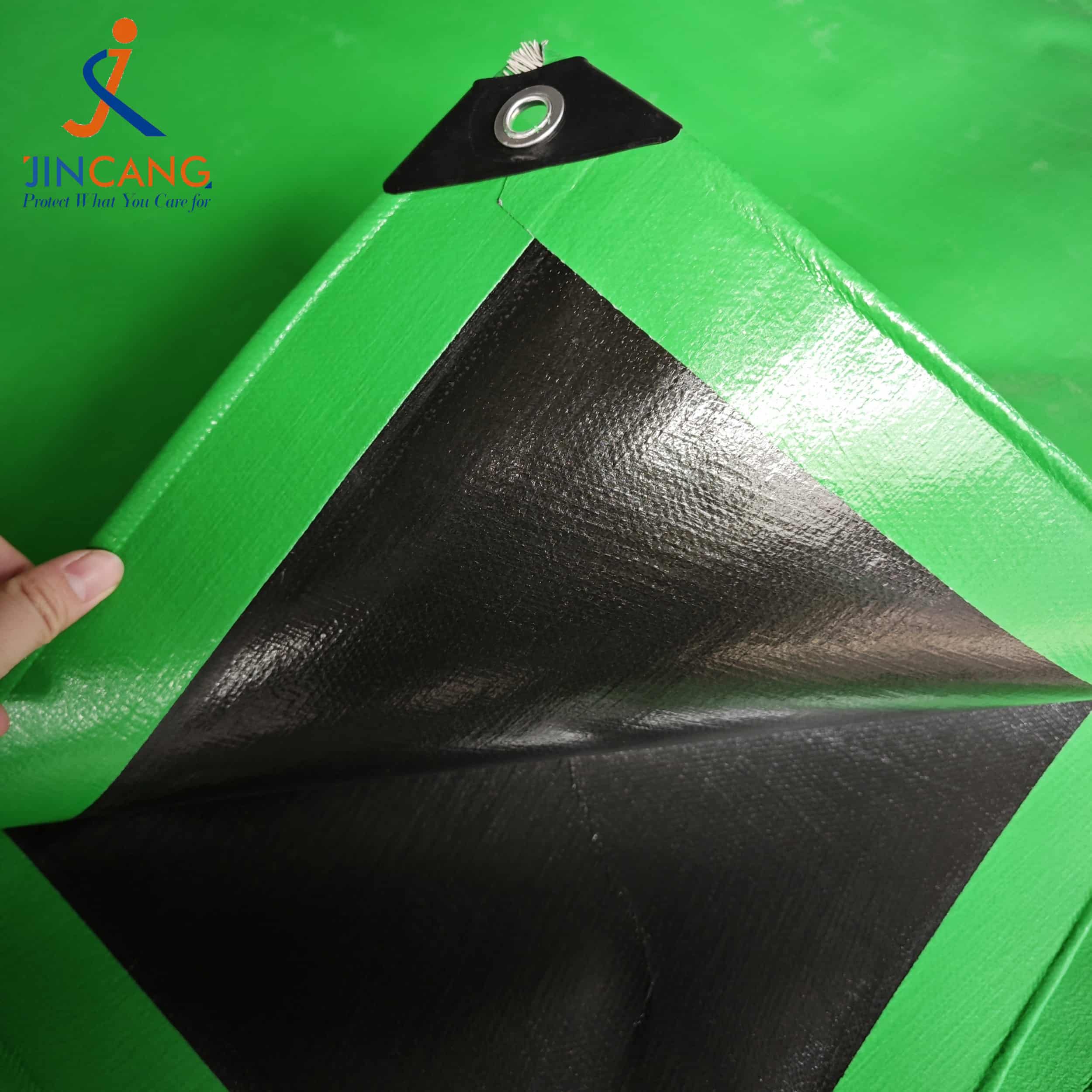 グラスグリーン 300 Gsm バージン PE ターポリン グラスグリーン 300 Gsm バージン PE ターポリン