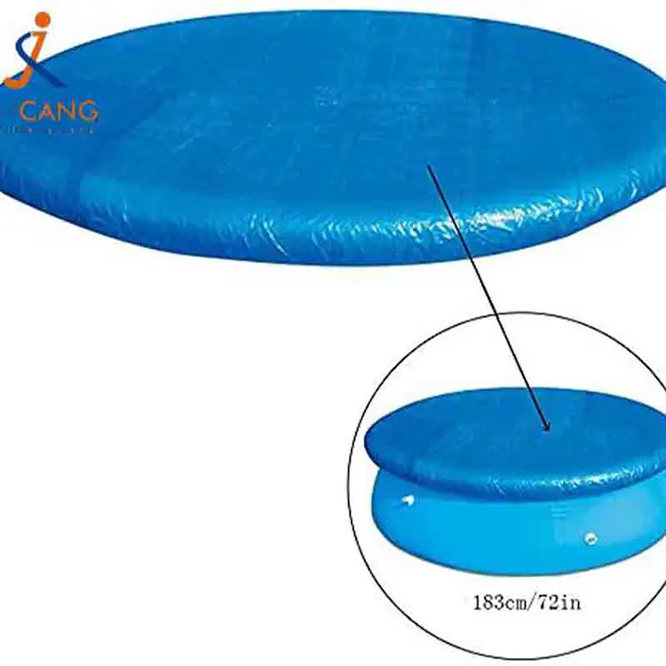シルバーブルースイミングプールカバー