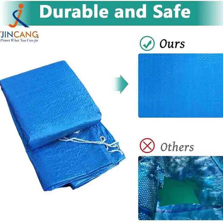 屋外の防水折りたたみプールカバー