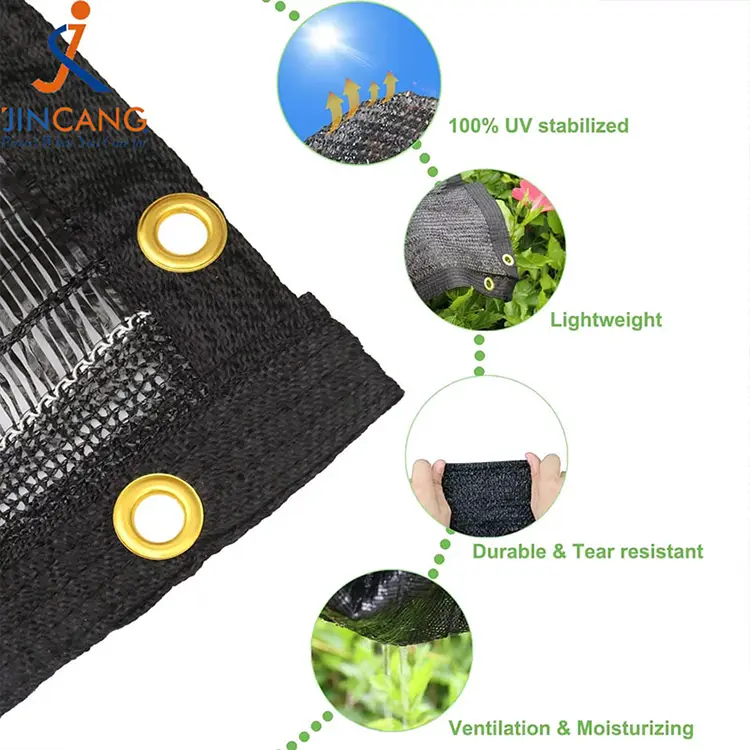 太陽をブロックし、シェードネットを減らします