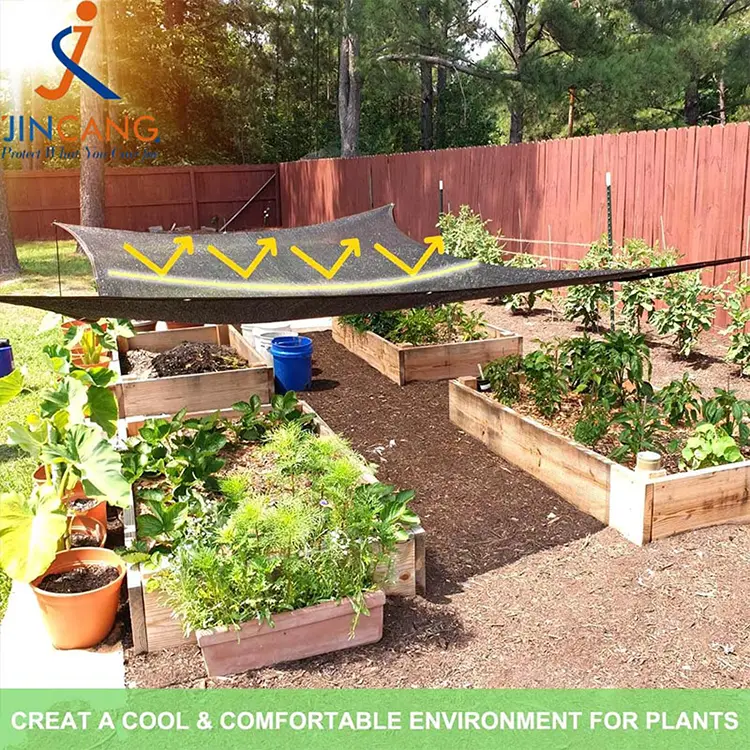 太陽をブロックし、シェードネットを減らします