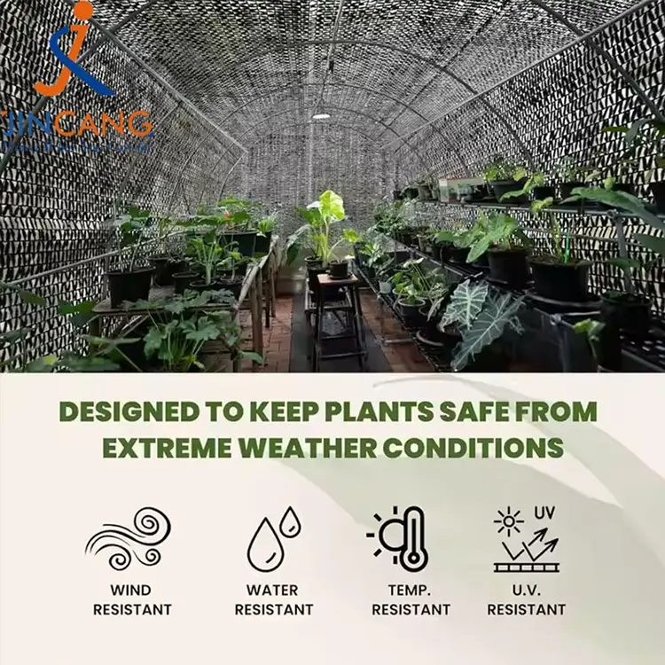 太陽をブロックし、シェードネットを減らします